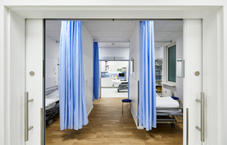 Aufwachräume mit Trennung für etwas Privatsphäre