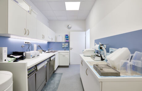 Sterilbereich zur Aufbereitung von Sterilgut