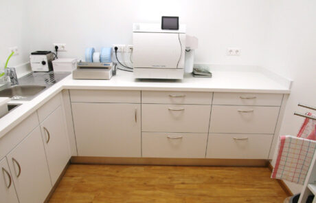 Sterizeile, individuell geplant unter Beachtung der hygienischen Vorschriften