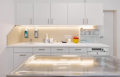 Arbeitszeile Tierarztpraxis